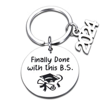将图片加载到图库查看器,Funny Graduation Key Chain Gift for Class of 2024 Graduation Gifts for Him Her College Grads Gifts for 2024 Senior High School Boys Girls Graduation Gift for Son Daughter Friends Master Nursing School
