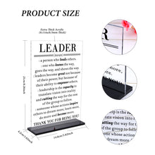 将图片加载到图库查看器,Team Leader Gifts for Women Men Thank You Leadership Gifts for Mentor Supervisor Lady Boss Day Appreciation Gifts for Employee Coworker Birthday Leaving Going Away Gifts for Retirement Christmas