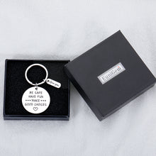 将图片加载到图库查看器,Stocking Stuffers for Teen Boys Girls Son Daughter Christmas Valentines Gifts from Mom Dad Inspirational Gifts for Men Women Grandson Birthday Graduation Gifts for New Driver Have Fun Be Safe Keychain