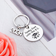 将图片加载到图库查看器,Funny Graduation Key Chain Gift for Class of 2024 Graduation Gifts for Him Her College Grads Gifts for 2024 Senior High School Boys Girls Graduation Gift for Son Daughter Friends Master Nursing School