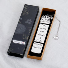 将图片加载到图库查看器,Cute Bookmarks for Women Men Book Lovers Stocking Stuffers for Cat Lovers Bookmark Bookworm Christmas Valentines Day Gifts for Bookish Girl Boys Son Daughter Birthday Book Club Gifts for Reader