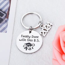 将图片加载到图库查看器,Funny Graduation Key Chain Gift for Class of 2024 Graduation Gifts for Him Her College Grads Gifts for 2024 Senior High School Boys Girls Graduation Gift for Son Daughter Friends Master Nursing School