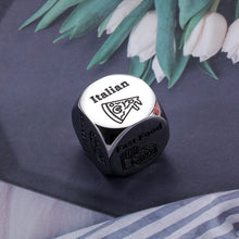 将图片加载到图库查看器,Date Night Gifts for Couples Food Decision Dice Gifts for Boyfriend Birthday 11th Anniversary Steel Gifts for Husband Wife Wedding Valentines Day Christmas Friendship Gifts for Women Friends Him Her