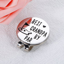 将图片加载到图库查看器,Grandpa Birthday Gifts for Fathers Day Best Grandpa by Par Golf Ball Marker Gifts for Grandfather Retirement Christmas Gifts for Papa Grandpa Golf Lovers Magnetic Hat Clipfrom Granddaughter Grandson