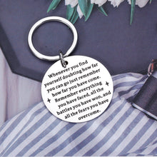 将图片加载到图库查看器,Inspirational Gifts Funny Double-Sided Keychain for Friend Birthday Friendship Gifts for Women Men Son Daughter Graduation Gifts for Him Her Teen Boys Girls Bestie Coworker Christmas Valentines Gifts