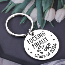 将图片加载到图库查看器,Funny Graduation Gifts for Him Her Class of 2024 Graduation Keychain College High School Boys Girls Graduation Gifts for Senior 2024 Son Daughter Master Nursing School Graduation Gifts for Women Men