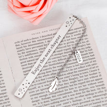 将图片加载到图库查看器,Enjoy The Next Chapter Bookmark for Book Lover Class of 2024 Graduation Gifts for Her Him High School Student Coming-of-Age Birthday Gifts for Son Daughter Coworker Going Away Retirement Presents