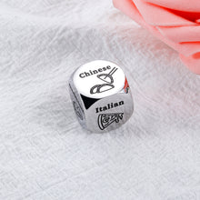 将图片加载到图库查看器,Date Night Gifts for Couples Food Decision Dice Gifts for Boyfriend Birthday 11th Anniversary Steel Gifts for Husband Wife Wedding Valentines Day Christmas Friendship Gifts for Women Friends Him Her