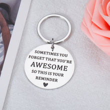 将图片加载到图库查看器,Inspirational Gifts Funny Double-Sided Keychain for Friend Birthday Friendship Gifts for Women Men Son Daughter Graduation Gifts for Him Her Teen Boys Girls Bestie Coworker Christmas Valentines Gifts