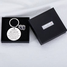 将图片加载到图库查看器,First Time Dad Gift for New Dad To Be, New Daddy Keychain for Men New Father Gift from Wife New Mommy To Be Pregnancy Announcement Gift for Him Husband Soon To Be Daddy Birthday Fathers Day Christmas