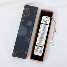 将图片加载到图库查看器,Dad Gifts for Fathers Day Dad Birthday Gift from Daughter, Dad Daughter Gift, Inspirational Bookmark for Daddy Stepdad Men Book Lover Christmas Valentines Appreciation Adoption Gifts for Father In Law