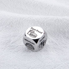 将图片加载到图库查看器,Date Night Gifts for Couples Food Decision Dice Gifts for Boyfriend Birthday 11th Anniversary Steel Gifts for Husband Wife Wedding Valentines Day Christmas Friendship Gifts for Women Friends Him Her