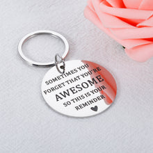将图片加载到图库查看器,Inspirational Gifts Funny Double-Sided Keychain for Friend Birthday Friendship Gifts for Women Men Son Daughter Graduation Gifts for Him Her Teen Boys Girls Bestie Coworker Christmas Valentines Gifts