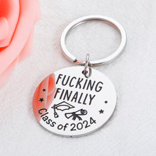 将图片加载到图库查看器,Funny Graduation Gifts for Him Her Class of 2024 Graduation Keychain College High School Boys Girls Graduation Gifts for Senior 2024 Son Daughter Master Nursing School Graduation Gifts for Women Men