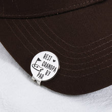 将图片加载到图库查看器,Grandpa Birthday Gifts for Fathers Day Best Grandpa by Par Golf Ball Marker Gifts for Grandfather Retirement Christmas Gifts for Papa Grandpa Golf Lovers Magnetic Hat Clipfrom Granddaughter Grandson