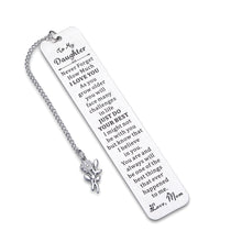 将图片加载到图库查看器,Inspirational Bookmark Gifts for Teen Girl Daughter Birthday Coming-of-Age Gifts from Mom Graduation Gifts for Her Daughter Back to School Wedding Valentines Christmas Present for Women Teen Girls