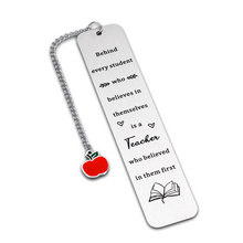 将图片加载到图库查看器,Thank You Gifts Bookmark for Women Men Teachers Day Appreciation Presents for Her Him Teacher Graduation Gifts Female Male Christmas Valentines Retirement Charms for Special Education Preschool Tutor