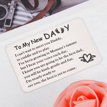 将图片加载到图库查看器,New Dad Gifts for Men, Wallet Insert Card Gifts for First Time Dad, New Dad to Be Gifts for Him Men, Pregnancy Announcement Gifts to Husband, New Daddy Gifts for Father's Day, First Time Daddy Gifts