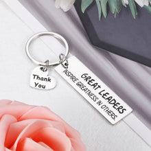 将图片加载到图库查看器,Leaders Boss Gifts for Office Men Women Boss Day Keychain Appreciation Gifts for Leader Mentor PM Supervisor Coworker Birthday Thank You Farewell Promotion Leaving Retirement Employers Boss Lady Gifts