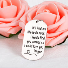 将图片加载到图库查看器,I Love You Keychain Gifts for Him Her Husband Boyfriend Valentines Day Gifts from Wife Girlfriend Anniversary Birthday Wedding Engagement Deployment Gifts for Bride Groom Newlywed Couples Love Note