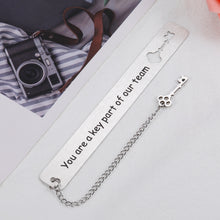 将图片加载到图库查看器,You are A Key Part of Our Team Bookmark Thank You Gifts for Boss Leader Team Gifts for Coworkers Office Women Men Mentor Employee Appreciation Gifts for Staff Coach Teacher Him Retirement Going Away