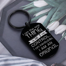 将图片加载到图库查看器,Hamilton Musical Merchandise Girls Keychain Broadway Gifts for Teens Inspirational Gifts for Women Men Novelty Presents Jewelry for Hamilton Musical Lover Fans I Am the One Thing in Life I Can Control