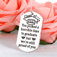 将图片加载到图库查看器,College Graduation Gifts for Her Him Keychain 2021 Senior Men Women Funny High School Graduation Gifts for Masters Boys Girls Nursing Law Medical School Student Females Male Grad Presents from Dad Mom