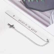 将图片加载到图库查看器,Baptism Gifts for Newborn Boys Girls, First Communion Gifts for Him Her, Adult Baptism Religious Faith Bookmark Gift for Women Men, Godson Goddaughter Baptism Gift from Mom Dad Friends, Baptist Charm