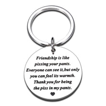 将图片加载到图库查看器,Funny Friendship Gifts for Women Friends Unique Christmas Gifts for Best Friend Men Bestie Birthday Gifts for Long Distance Friendship Keychain BFF Holiday Leaving Going Away Wedding Cheer Up Gifts