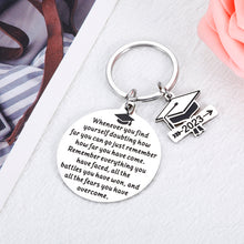 将图片加载到图库查看器,Inspirational Graduation Keychain Class of 2023 Gifts for Her Him Senior High School Graduates College Presents for PhD Master Degree Medical Nursing School Students Gifts for Boys Girls Son Daughter