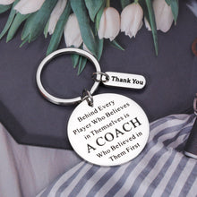 将图片加载到图库查看器,Coach Keychain Gift for Men Women Appreciation Gift for Basketball Football Coach Trainer Captain Birthday Christmas Present for Cheerleader Soccer Bowling Sport Coaches Thank You Retirement Keyring