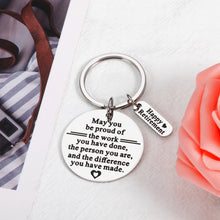 将图片加载到图库查看器,Happy Retirement Gifts for Men Women 2022 Retirement Keychain Thank You Gifts for Her Him Teacher Appreciation Present for Retiring Boss Nurses Coworker Going Away Leaving Gifts for Retired Colleague