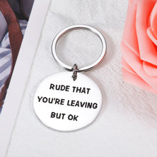 将图片加载到图库查看器,Funny Leaving Going Away Present for Departing Coworker, Gag Get Promoted Promotion Goodbye Keychain Gift for Colleague Friends Employee, Happy Retirement Appreciation Gifts for Boss Leader Coworkers