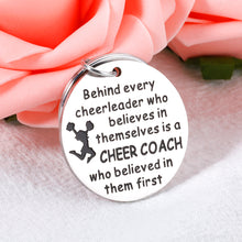 将图片加载到图库查看器,Cheer Coach Gifts for Women, Cheer Coach Keychain, Cheerleader Appreciation Gifts for Coach Birthday Graduation Senior Night End of Season Thank You Gifts for Cheer Coach Christmas Retirement Present