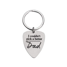 将图片加载到图库查看器,Father’s Day Gifts Personalized Guitar Pick for Dad Father Stepfather Stepdaddy Daddy I Couldn't Pick a Better Dad Guitar Pick Gift from Wife Daughter Son Kids Child Birthday Gift for Men Present