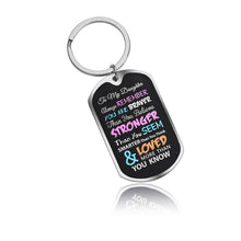 将图片加载到图库查看器,Inspirational Keychain Gifts for Son Daughter Birthday Graduation Present for Women Men Him Her Always Remember You are Braver Than You Believe Personalized Charms Pendant for Kids Boys Girls