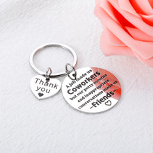 将图片加载到图库查看器,Funny Coworker Gifts for Women Men Office Keychain for Work Bestie Coworkers Friends Birthday Thank You Gifts for Employee Appreciation Going Away Leaving Job Present for Her Him Christmas Retirement