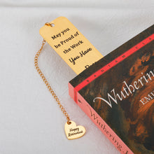 将图片加载到图库查看器,May You Be Proud of The Work You Have Done Retirement Gift Bookmark for Women Men Retiring Nurses Teacher Farewell Gift Christmas Present for Retired Mentor Appreciation Gifts for Coworker Leaving