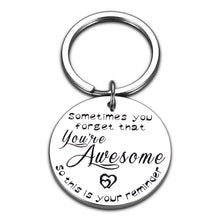 将图片加载到图库查看器,Inspirational Gifts for Women Men Keychain Birthday Gifts for Boyfriend Dad Mom Her Him Thank You Gifts for Being Awesome Coworkers Friends Boss Graduation Presents for Daughter Son Thanksgiving Day