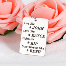 将图片加载到图库查看器,Yellowstone National Park TV Show Merchandise Inspirational Keychain Gifts Souvenir for Him Her Yellowstone Lovers Fans Friends BFF Son Daughter Boyfriend Girlfriend Birthday Valentines Day Keyring