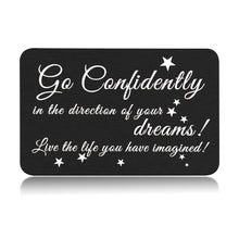 将图片加载到图库查看器,Graduation Wallet Card 2021 Gifts for Him Her Seniors Inspirational Card Inserts Gifts for Women Men High School College Nurses Student Girls Boys Graduates Birthday Well Wishes Cards from Dad Mom BFF