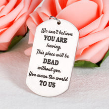 将图片加载到图库查看器,Coworker Leaving Gifts for Women Funny Keychain Colleague Going Away for New Job Gift Office Men Friends Promotion Present for Departing Coworkers Boss Leader Mentor Retirement Farewell Charm