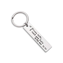 将图片加载到图库查看器,Father’s Day Gifts Drive Safe Keychain Drive Safe Key Ring Dad Gift Trucker Husband Gift Couples Engraved Keychain Boyfriend Girlfriend Key Chain Birthday Gifts Key Tags