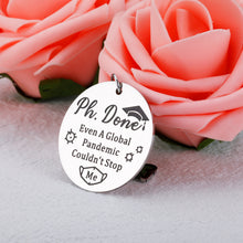 将图片加载到图库查看器,PhD Graduation Gifts for Him Her Funny Keychain 2023 Graduation Presents for Women Men MBA MSW Doctorate Masters Degree Pharmacist Son Daughter Best Friend Graduates Charms for Nursing Law School Male