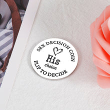 将图片加载到图库查看器,Funny Valentines Day Gifts for Men Women I Love You Gifts for Him Her Anniversary Birthday Present for Husband Boyfriend Wife Girlfriend Wedding Engagement Pocket Love Token Double-sided Decision Coin