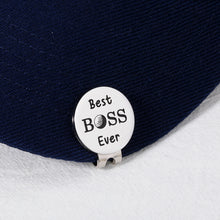 将图片加载到图库查看器,Boss Day Gifts for Men, Boss Lady Gifts for Women, Best Boss Ever Gifts Golf Ball Marker for Men Magnetic Hat Clip, Appreciation Thank You Gifts for Leader Mentor Christmas Retirement Farewell Gifts