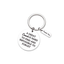 将图片加载到图库查看器,Eunigem Personalized Coach Keychain for Coach A Great Coach is Hard to Find Thank You Appreciation Key Ring Charm Tag Pendant Gift for Great Coach Retirement