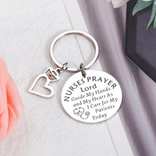 将图片加载到图库查看器,Nurses Keychain Gifts for Nursing School Students Graduation Gifts for Future Nurse To Be Gifts from Mom Grandma New Registered Nurse Daughter Grads Birthday Appreciation Gifts for Nurses Day Prayer