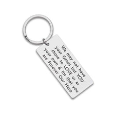 将图片加载到图库查看器,Step Dad Keychain Birthday Gifts for Stepfather Dad Gift from Daughter Son Thank You Gift We May not Have Your Genes but You Chose to Love us as Your own & for That You are Forever Our Hero Jewelry