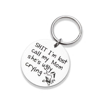 将图片加载到图库查看器,Personalized Dog Tags Pet ID Tags for Dogs Cats Funny Dog Collar New Puppy Gifts Kitten Identification Lost for Puppy Engraved I'm Lost My Mom is Ugly Crying Stainless Steel Pet Tag